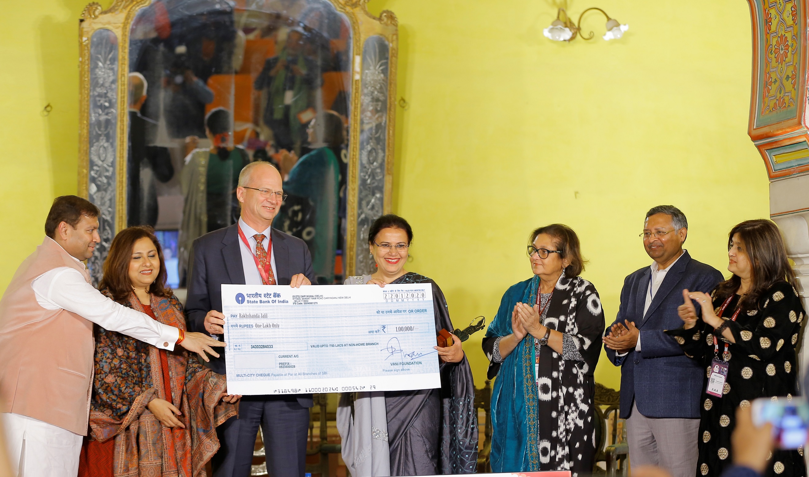 डॉ.रक्षंदा जलील को वाणी फ़ाउण्डेशन विशिष्ट अनुवादक पुरस्कार