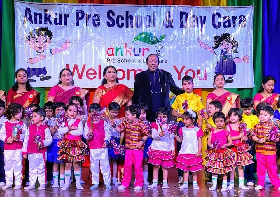 अंकुर प्री स्कूल के वार्षिक उत्सव 'सृजन में दिखी बच्चों की प्रतिभा